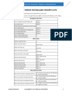 Google Drive Keyboard Shortcuts PDF