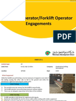 CRANE Operator/Forklift Operator Engagements