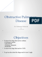 Obstructive Pulmonary Disease: Dr. Mohamed Mubarak