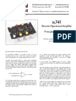 Principles of Operation: Discrete Operational Amplifier