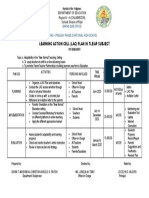 Learning Action Cell (Lac) Plan in Tle/Ap Subject: Baras Sub-Office Baras - Pinugay Phase 2 National High School