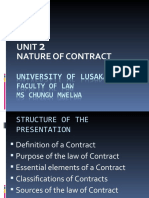 Unit Nature of Contract