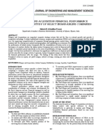 Post Merger and Acquisition Financial Pe PDF