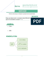 Radiciação PDF