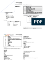 TP 1: Introduction À La Programmation C: 3 Les Symboles de Formatages