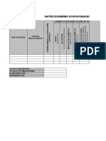 Anexo 15. Matriz y Seguimiento Exámenes Médicos