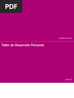 Taller de Desarrollo Personal 2