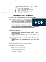 Plan de Capacitación Jardinero A Gran Escala - Cuestionario de La Lección 2