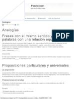 Analogías Pasatuexam