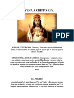 Novena A Cristo Rey