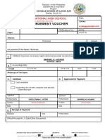 Cash Disbursement Voucher: San Emilio National High School