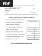 Bahasa Inggeris (Penulisan) 014 UPPM 1/ 2018 Tahun 6 1 Jam 15 Minit