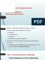 Virulence Factors & Pathogenesis of Fungal Infections