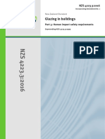 Glazing in Buildings: Part 3: Human Impact Safety Requirements