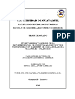 Investigación y Analisis de La Implementación de Un Sist. Logistico