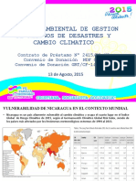 Amenazas Climáticas de Nicaragua