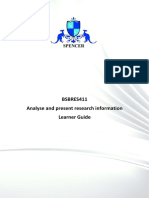 BSBRES411 - Learner Guide (Book)