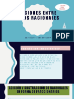 Operaciones Entre Números Racionales. Grado 7.