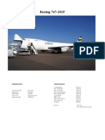 B Oeing 747-281F: Aircraft Data Weight and Fuel