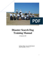 Disaster Search Dog Training Manual