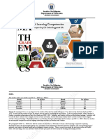 Budgeted - Most Essential Competencies - Elementary Mathematics - Grade 1 - 6