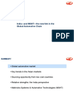 India - and MSAT-the New Link in The Global Automotive Chain