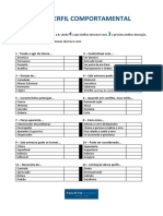 Teste - Prefil Comportamental - Fausto Coimbra