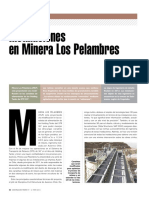 Instalaciones en Minera Los Pelambres