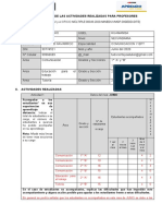 Nuevo Formato de Informe Mensual Según MINEDU