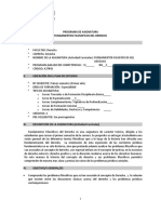 Programa Fundamentos Filosoficos Del Derecho