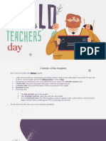 World Teachers' Day by Slidesgo