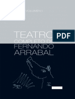 TEATRO COMPLETO de Fernando Arrabal