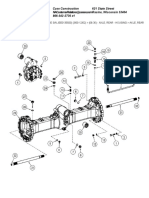 Axle, Rear - Housing 621D