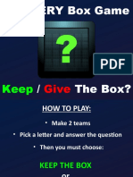 Mystery Box Template