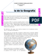 Historia de La Geografia Comp Lectora 5