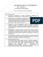 Gujarat Technological University: B.E Semester: 3 Aeronautical Engineering