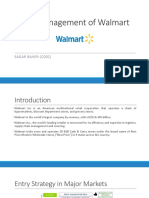 Retail Management of Walmart