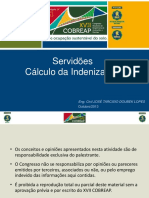 Servidões: Cálculo Da Indenização