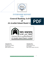 General Banking Activities of Al-Arafah Islami Bank Limited