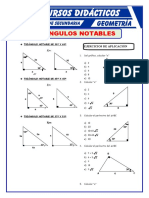 Triangulos Notables para Primero de Secundaria