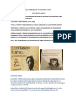 8va Actividad de 3ro-La Palabra Del Mudo PDF