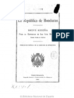 La República de Honduras: Breve Resena para La Exposición de San Luis, Missouri