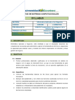 Syllabus de Informatica Aplicada A Negocios