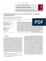 Superabsorbent Hydrogels Based On Cellulose For Smart Swelling and Controllable Delivery