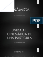 DINAMICA Unidad 1 Cinematica de Una Part PDF