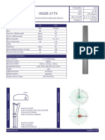 VG105-17-TX: Vertical Polarised Single Band Antenna