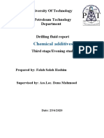 Chemical Additives: University of Technology Petroleum Technology Department