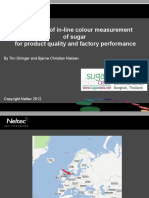 Importance of In-Line Colour Measurement of Sugar For Product Quality and Factory Performance