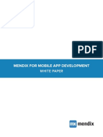 Mendix For Mobile App Development: White Paper