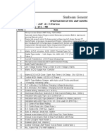 Sunbeam Generators PVT LTD.,: Specification of STD Amf Control Panel With L-2 Controller